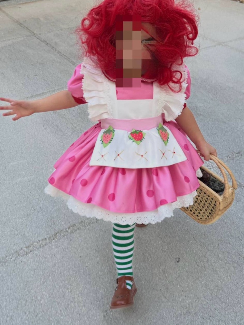 Stunning Strawberry shortcake Patch toddler Halloween costume toddler 2/3